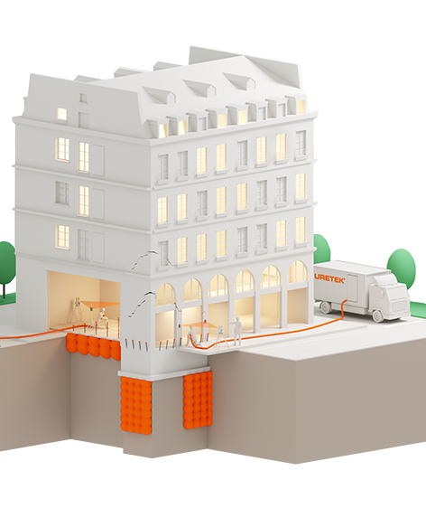 Modelo 3D de mejora del terreno